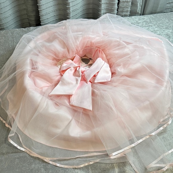 Rare Editions Ivory and Pink Formal Dress - Picture 10 of 10